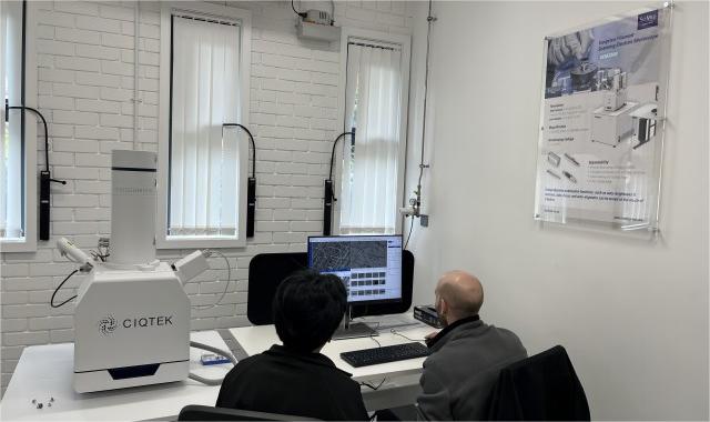 Researchers at Loughborough University, UK, sampled with CIQTEK SEM3200