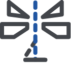 Fully Electrostatic High-Speed Beam Deflection System