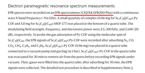 CIQTEK CW EPR Spectroscopy