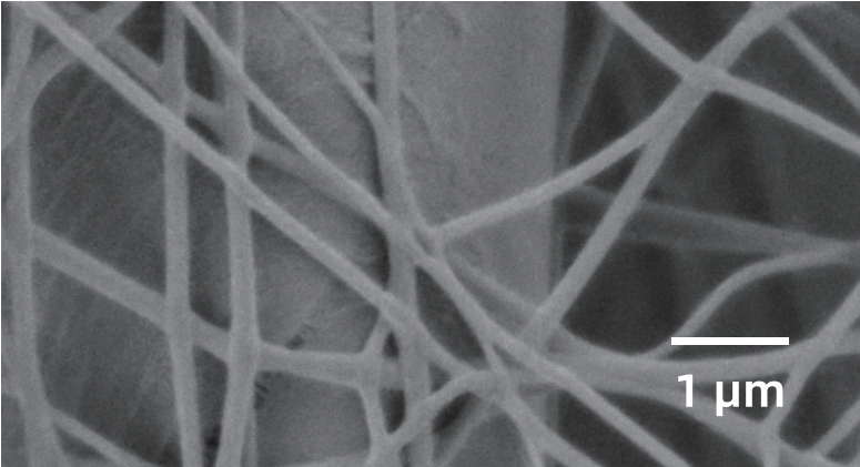 polymer fiber samples, high excitation voltages