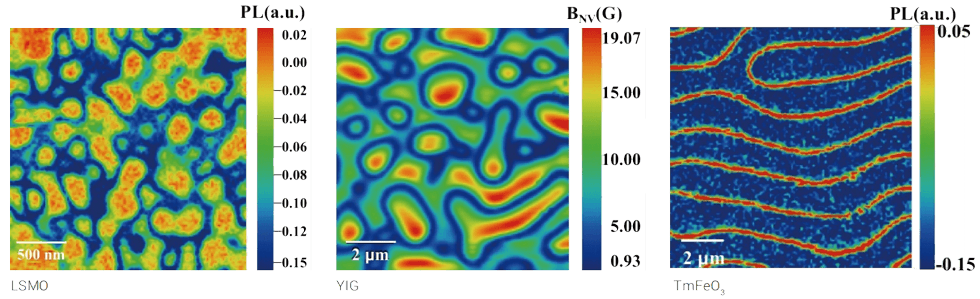 Scanning NV Microscope applications in Ferromagnet & Antiferromagnetic