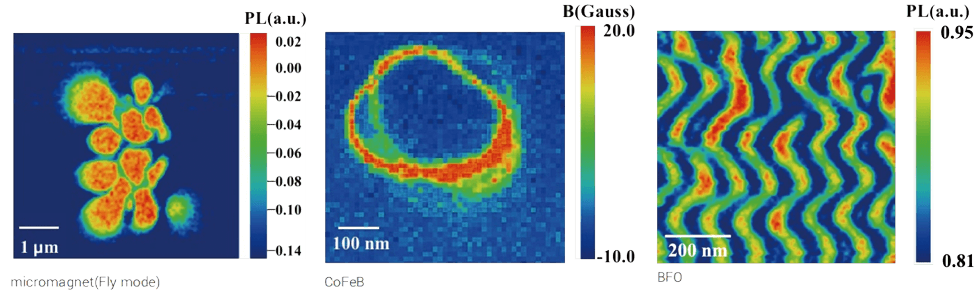 Scanning NV Microscope applications in Ferromagnet & Antiferromagnetic